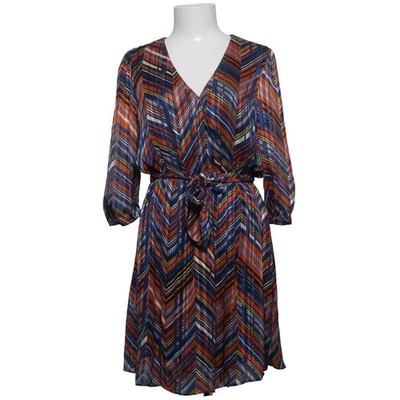Cache Cache, Wickelkleid, Größe: 38, Blau/Orange/Mehrfarbig, Polyester #dy3