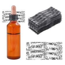 Shrink Bands 2.3 x 1 Inch, Clear 300 Pcs Perforated Shrink Wrap for Bottles