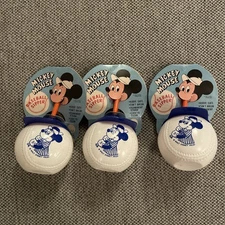 Vintage Mickey Mouse Baseball Sipper Cup Walt Disney Souvenir With Tags lot of 3