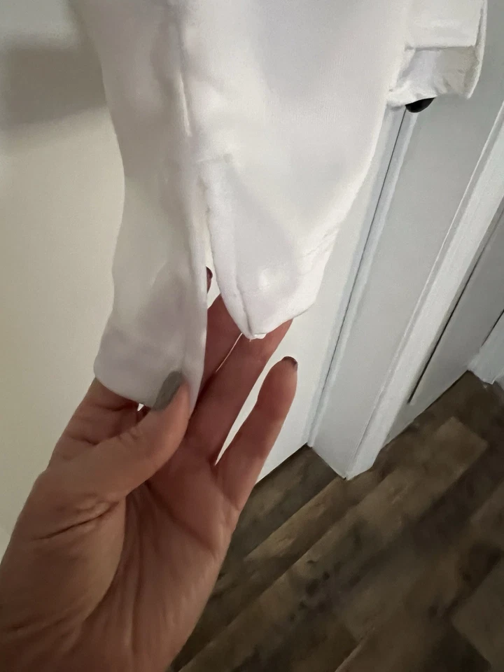 Nuevo Polo TRU-SPEC Para Hombre Serie 24-7 Manga Corta Blanco Talla L Nuevo con Etiquetas Foto 4 de 4