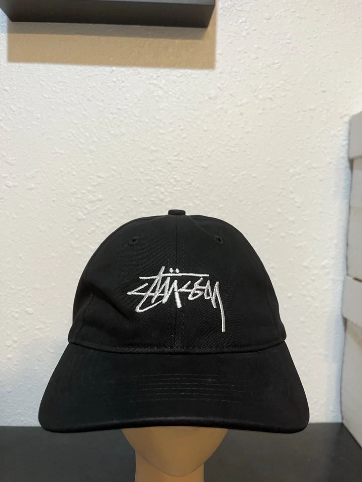 Gorra Stussy Negra - Unisex - Gorra Clásica Streetwear Ajustable - Blanca Stussy Foto 2 de 4