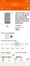 Kitchen Gabinet In Light Grey