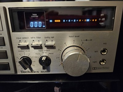 Technics M250 Stereo Cassette Tape Deck Player RS-M250 Japan Made