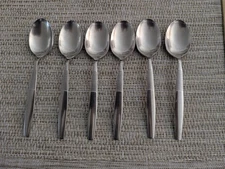 Wallace Samoa Stainless Flatware Set of 6 Soup Spoons