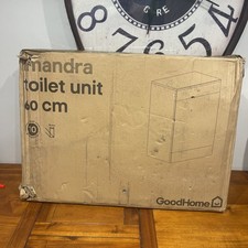 B&Q Good Home Imandra WC toilet Bathroom Unit - oak effect - 60cm