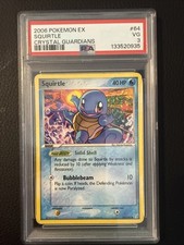 Squirtle 64/100 Crystal Guardians Regular PSA 3 VG on eBay