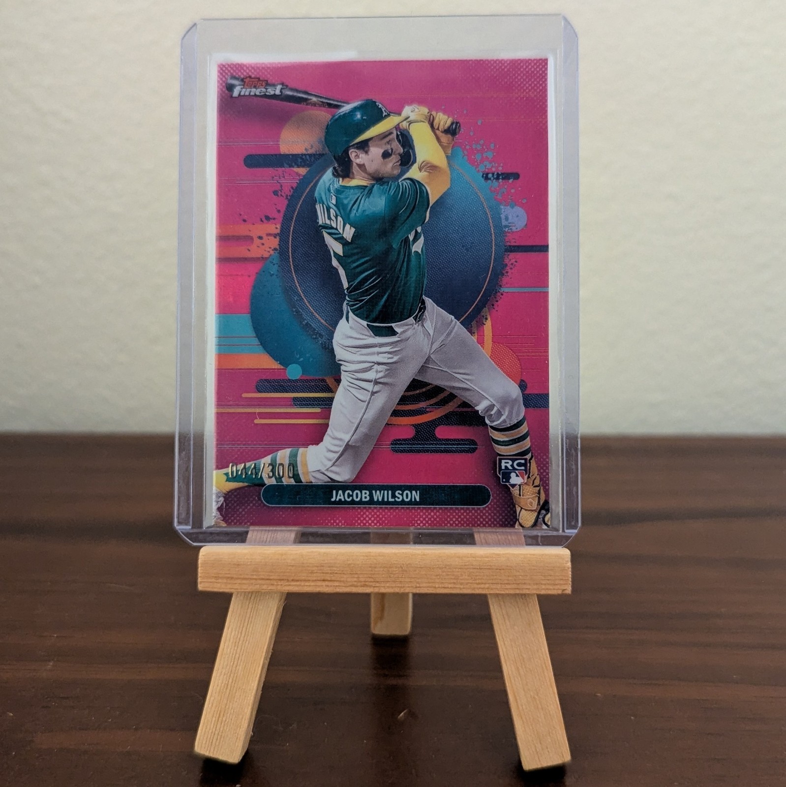 2025 Topps Finest Jacob Wilson Rookie RC Uncommon #109 Magenta Refractor /300