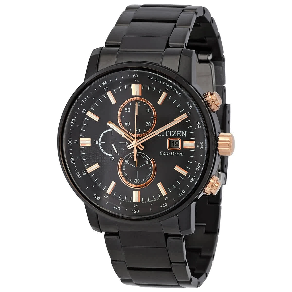 Citizen Chronograph Eco-Drive Black Dial Men's Watch CA0846-81E