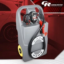 Portable Fuel Tank Caddy 12V 26 Gal 100L Diesel Transfer Unit Snowmobiles ATVs