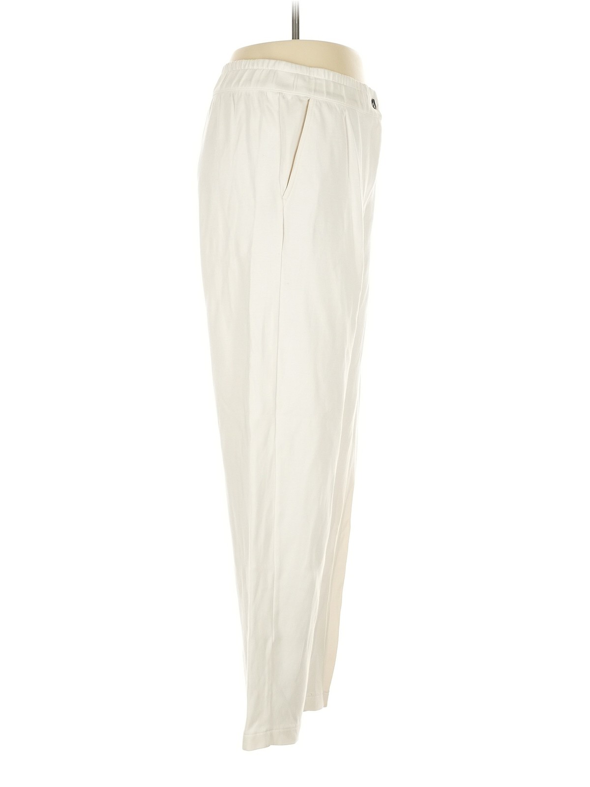 Massimo Dutti Women Ivory Casual Pants S thumbnail 3