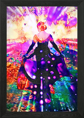 Follow Me Framed Wall Art Poster Canvas Print Picture
