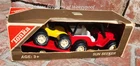 Vintage 70's Tonka 1079 Pressed Steel Sun Seeker Red Jeep & Yellow Dune Buggy