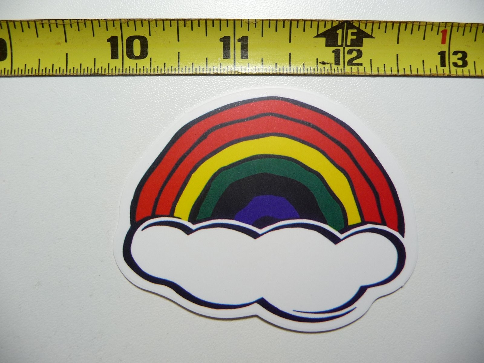 RAINBOW CLOUD STICKER DECAL FUN FUNNY VINYL DESIGN CUTE