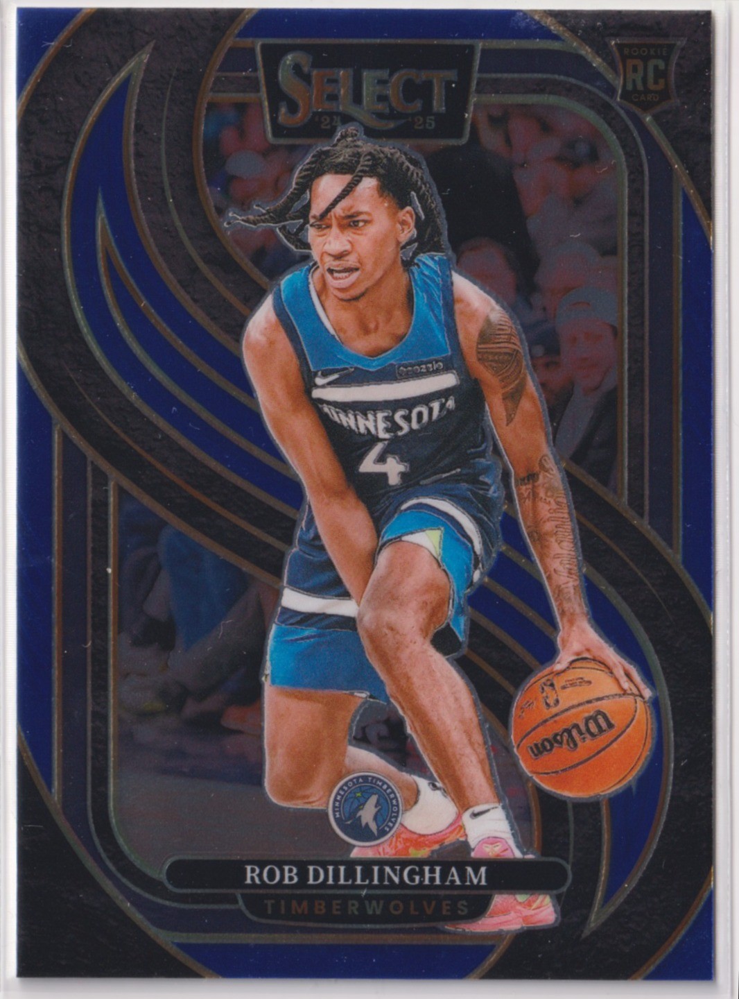 Rob Dillingham 2024-25 Panini Select Blue (Retail) Rookie #187