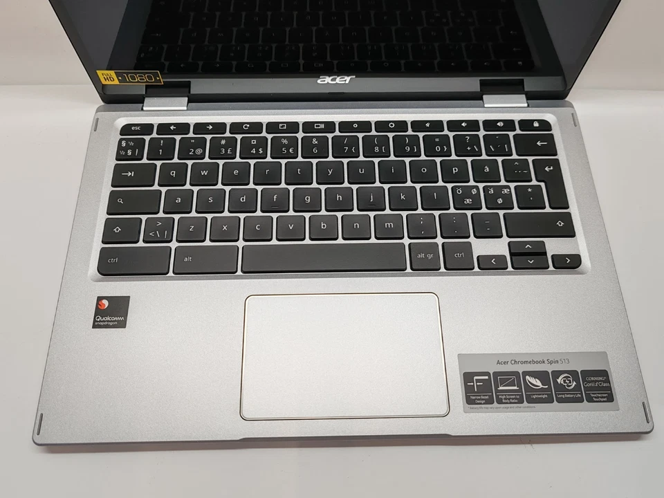 NOTEBOOK ACER CHROMEBOOK CBP513-H SNAPDRAGON 7C 468 4GB RAM 64GB SSD FHD - Immagine 3 di 4