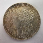 1921 Morgan Silver Dollar Philadelphia No Mint Mark 90% Silver Coin