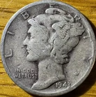 1943-P Mercury Dime Silver Coin