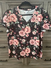 Lularoe Remi Vneck Tulip Sleeve Top Retail $38 - Purple XL
