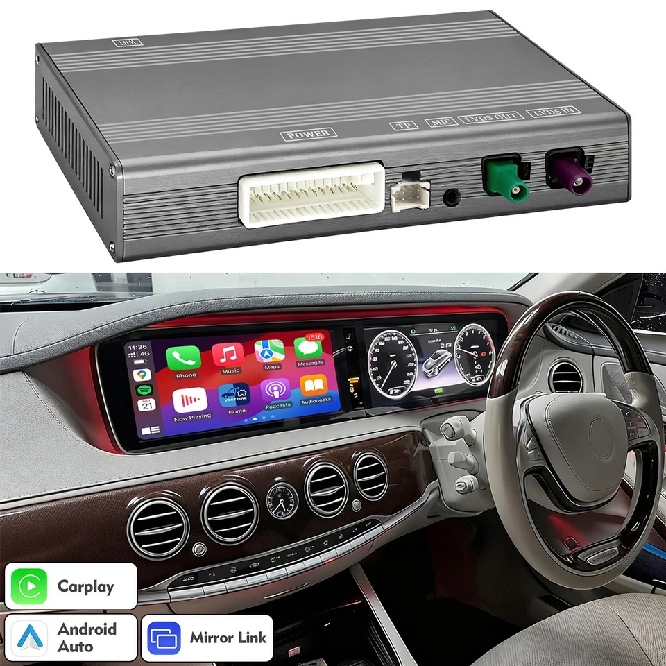 10.1″ Wireless CarPlay Android Auto Interface for Mercedes C-Class W206 NTG5.5 - Image 2 of 4