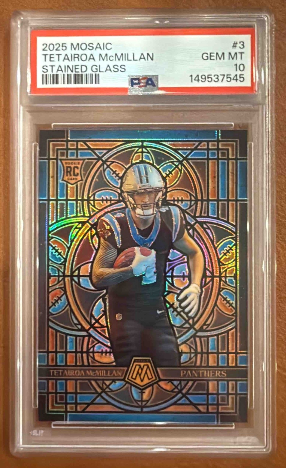 Tetairoa McMillan Panini Mosaic Stained Glass #3 Base