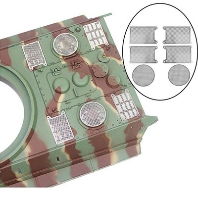 6 Stück Gepanzertes Metallschutznetz für 1/16 Heng Long King