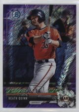 2017 Bowman Chrome Prospects Purple Shimmer Refractor Heath Quinn #BCP249 fm0