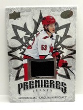 2024-25 UD ICE HOCKEY PREMIERES JERSEY RC JACKSON BLAKE #IPJ-36