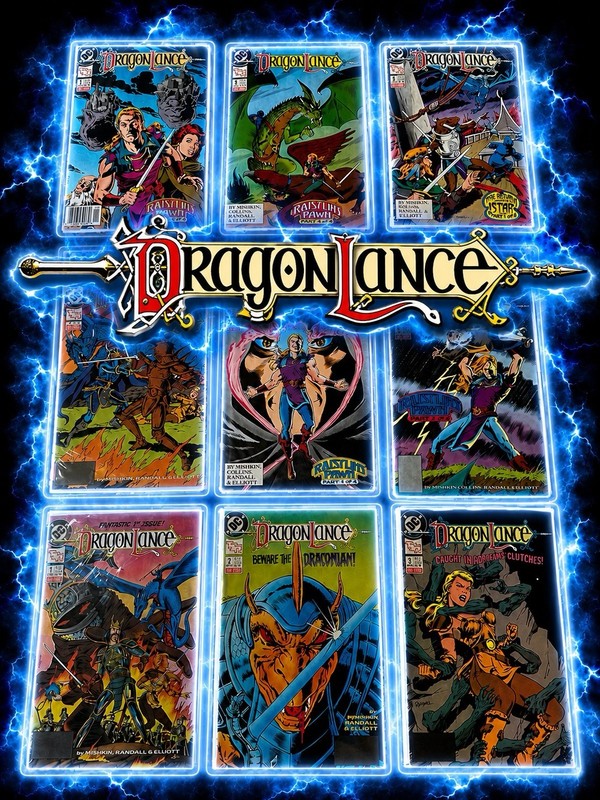 Dragonlance Comic #1–9 Complete Comic Book Lot (DC Comics) – 1st Story Arc