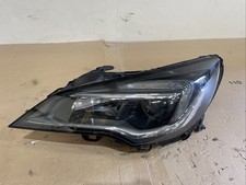 VAUXHALL ASTRA HEADLIGHT FRONT LEFT MK7 5DR HATCH 2015-2021 PART NUMBER 13401143