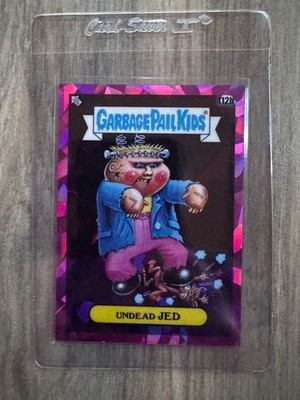 2021 GPK Sapphire Undead Jed #112b Pink Parallel - Garbage Pail Kids