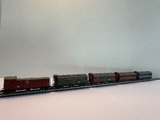 Märklin Z, Preußische Personenwagen Epoche I (KPEV) 5er Set dreiachsig 8790-8795