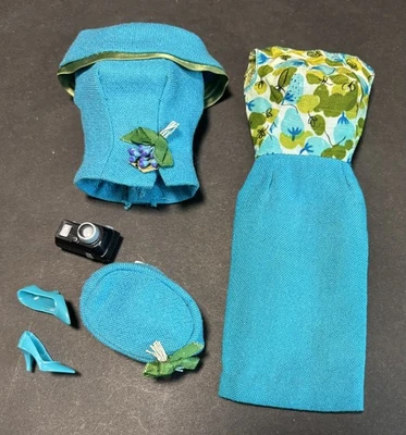 Mattel Vintage 1965 Fashion Editor #1635 Tenue Seule Complète - Photo 1/4