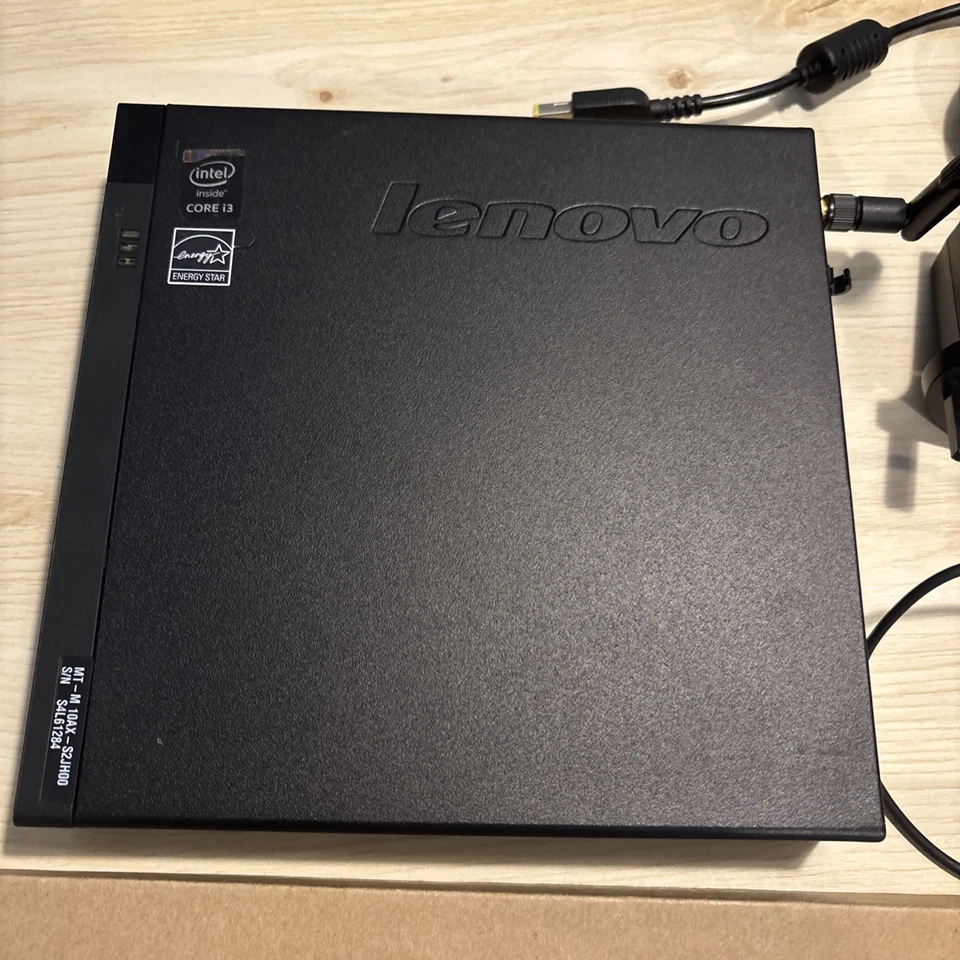 Lenovo ThinkCentre M73 Mini PC Core i3-4130T 2.9GHz 4GB RAM 120GB SSD & Keyboard - Image 2 of 4