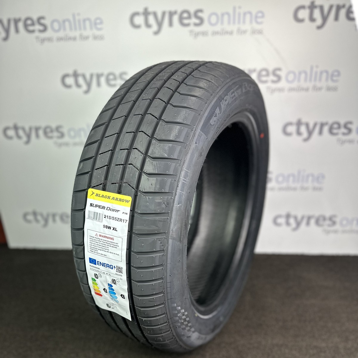 4X New 215 55 17 BLACKARROW 98W XL 2155517 215/55R17 *C/C RATED
