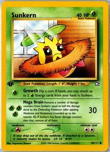 Sunkern 78/111 Neo Genesis 1st Edition Common