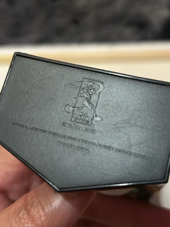 Camiseta deportiva de béisbol Mike Piazza Bobblehead 2002 con licencia MLBPA #31 negra coleccionable Foto 3 de 3