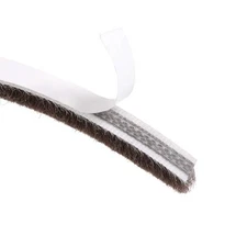 Uxcell Brush Weather Stripping, Adhesive Felt Door Seal Strip Pile Wea