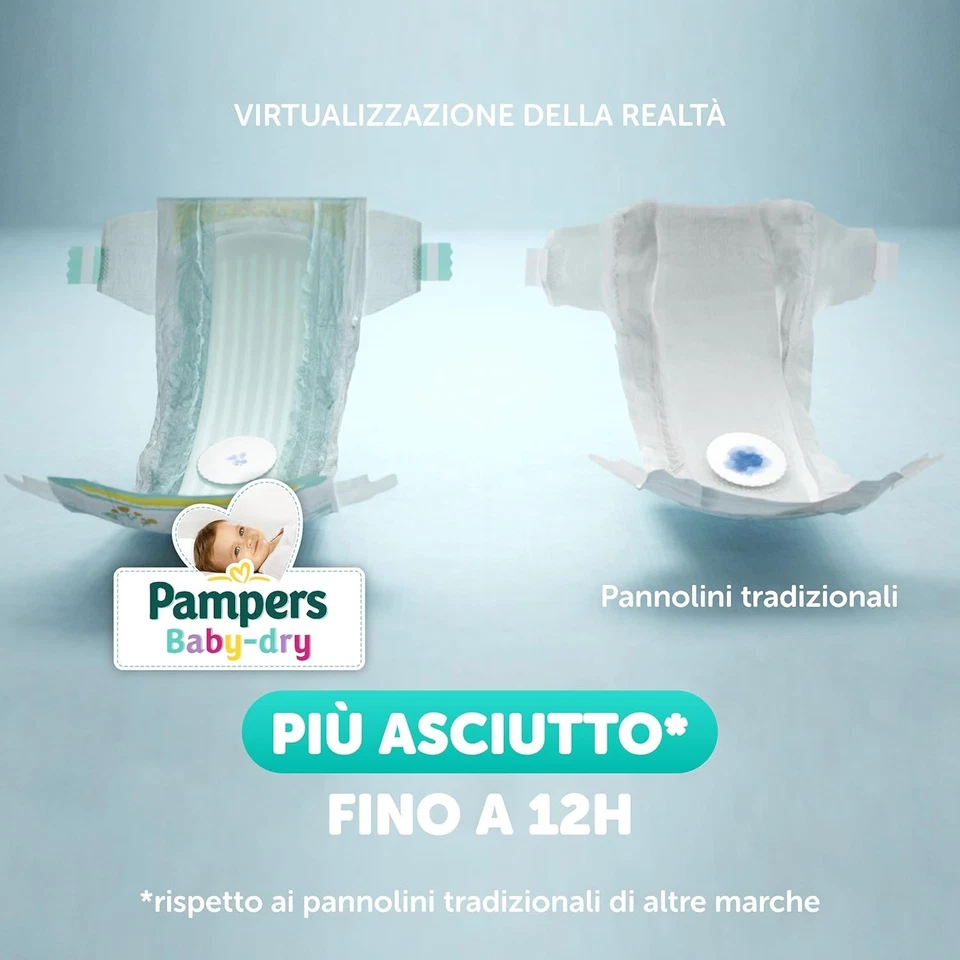 Pampers Baby Dry Taglia 5 (11-25kg) 192 Pannolini +500 Punti Coccole Extra - Immagine 3 di 4