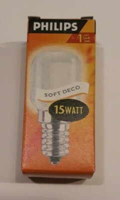 Philips Röhrenlampe Glühbirne 15Watt E14 T25 230V matt 