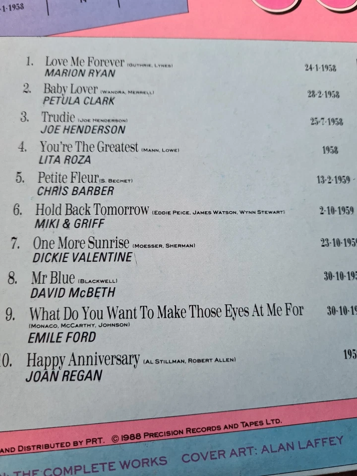 Cruisin Cool - Hits From the 50's - 1st Press - UK - 1988 - PYL4012 - VG+ VG+ - Image 4 of 4