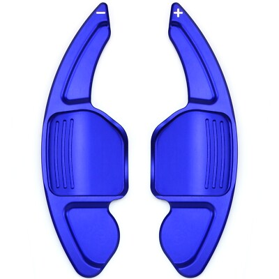 Schaltwippen Verlängerung Alu Blau kompatibel mit Seat Exeo ST 3R2 3R5
