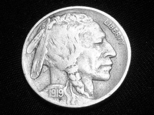 1919-D Buffalo Nickel --- Extra Fine