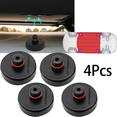 4X Wagenheberaufnahme Adapter Für Tesla Model 3 Y Gummiblock Gummiklotz Jack Pad
