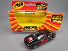 AW580 SOLIDO 43e 1/43 1:43 Ford Sierra XR4i TEXACO BLACK Ref 1206 WITH BOX