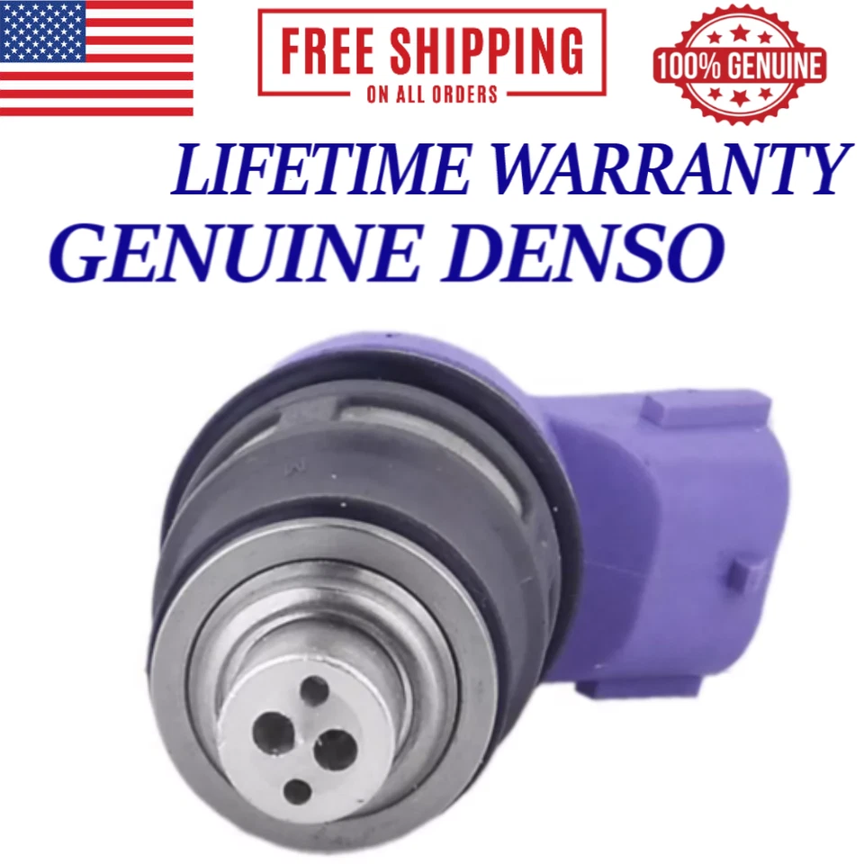 Set of 4 GENUINE DENSO Fuel Injectors For 1991-1997 Toyota Previa 2.4L I4 - Image 3 of 3