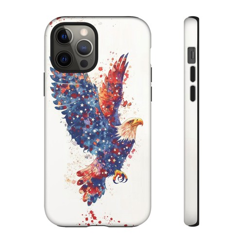 Bald Eagle USA Stars - Phone Ink Case for iPhone, Galaxy, Pixel - Picture 110 of 281