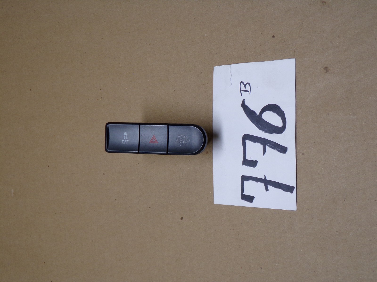 07 08 09 10 Ford Edge Hazard Traction Switch Control Power #776-B 