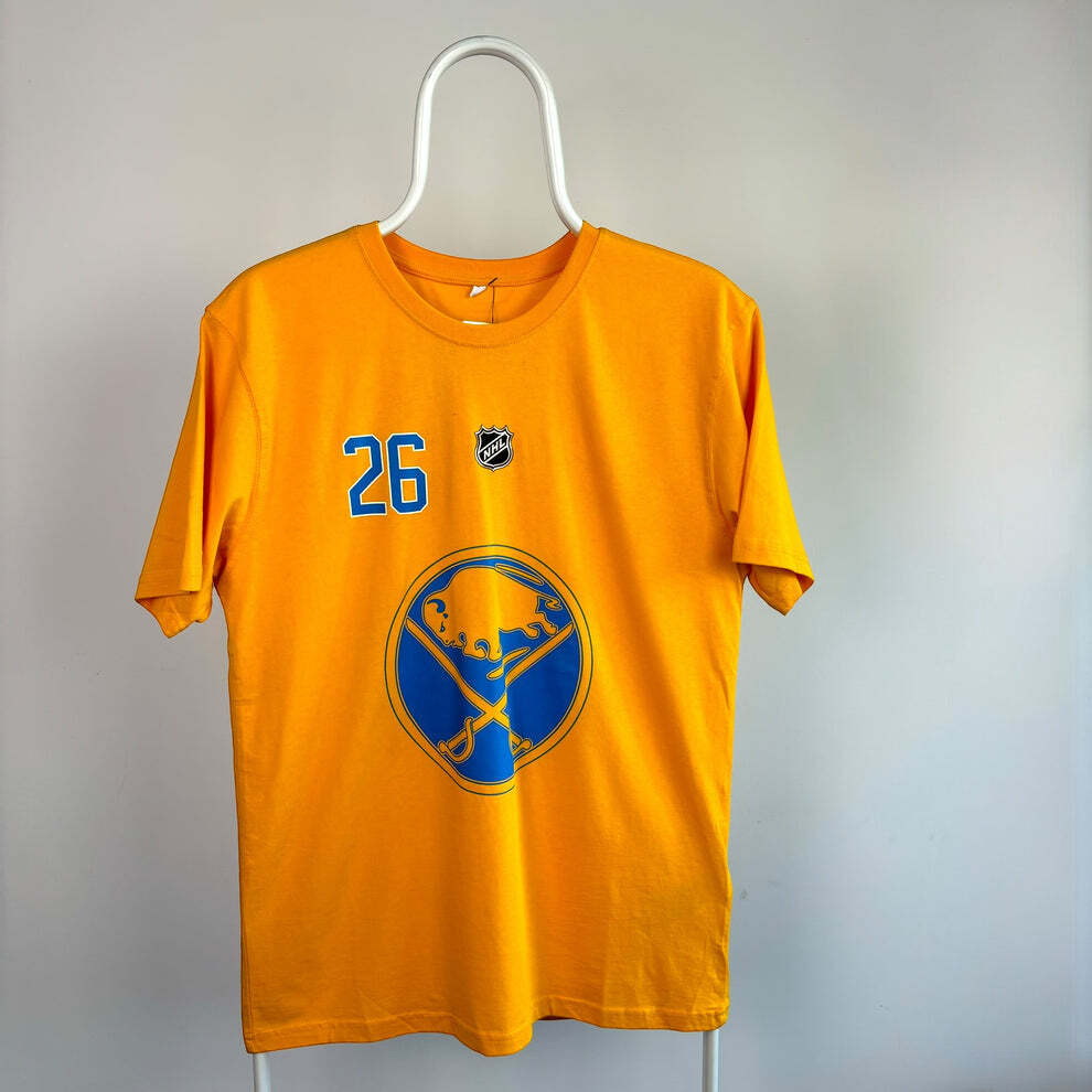 Fanatics NHL Buffalo Sabres Graphic Dahlin Name Number T-Shirt Yellow Medium