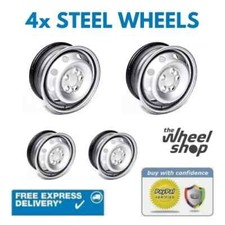 4 WINTER STEEL SILVER WHEELS COMPATIBLE WITH RENAULT TRAFIC (2014-PRESENT DAY)