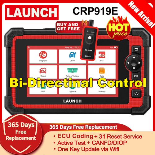2023 LAUNCH X431 CRP919E PRO Car Diagnostic Scanner Engine Reader Active Test US
